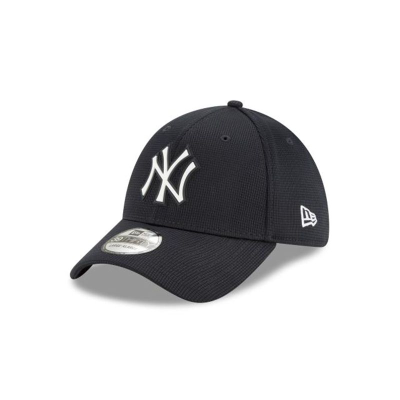 MLB New York Yankees Clubhouse Collection 39Thirty Stretch Fit (RAQ7012) - Blue New Era Caps